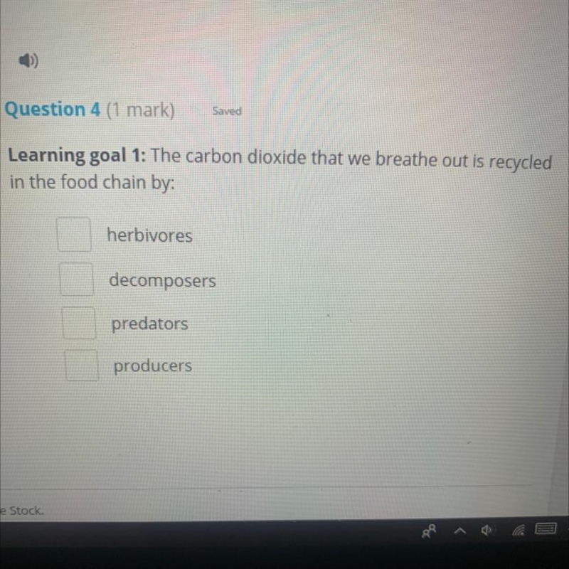 Who in the food chain recycles the carbon dioxide we breathe out??-example-1