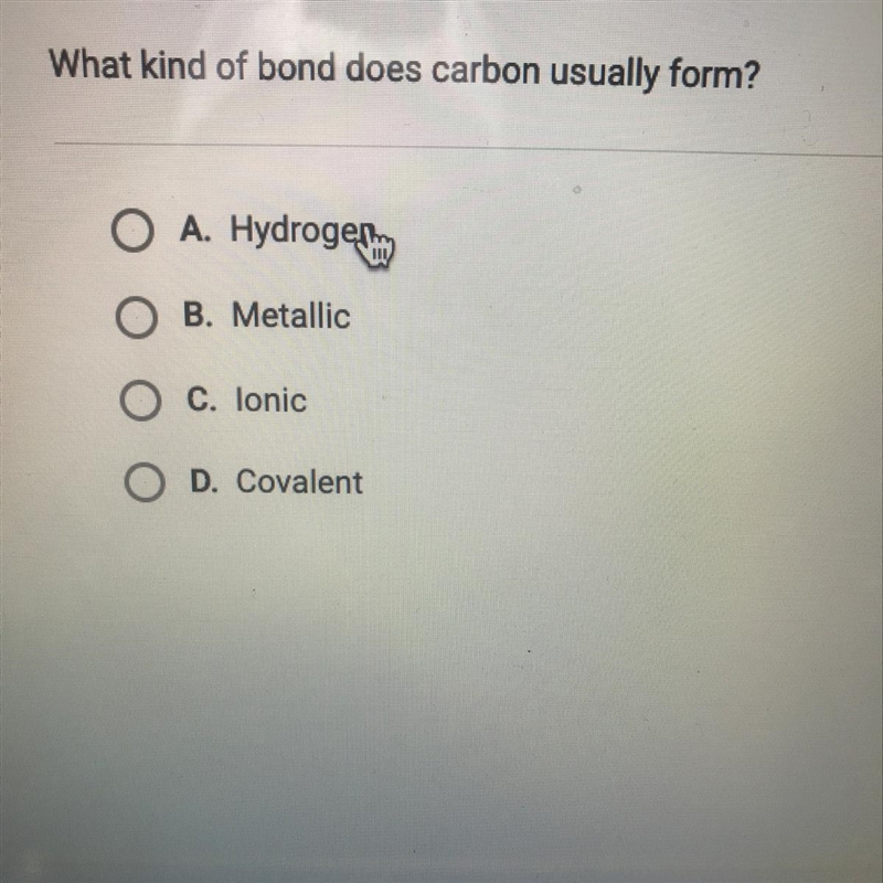 What kind of bond does carbon usually form from-example-1