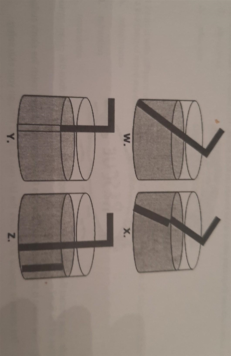 Which diagram shows an example of refraction?​-example-1