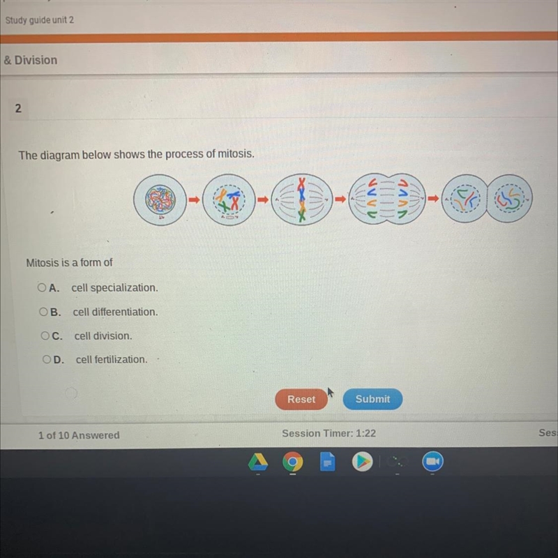 Mitosis is a from of ?-example-1