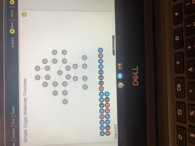 PLSSSS HELP!!!!! Build the simple sugar molecule Fructose using the following-example-1