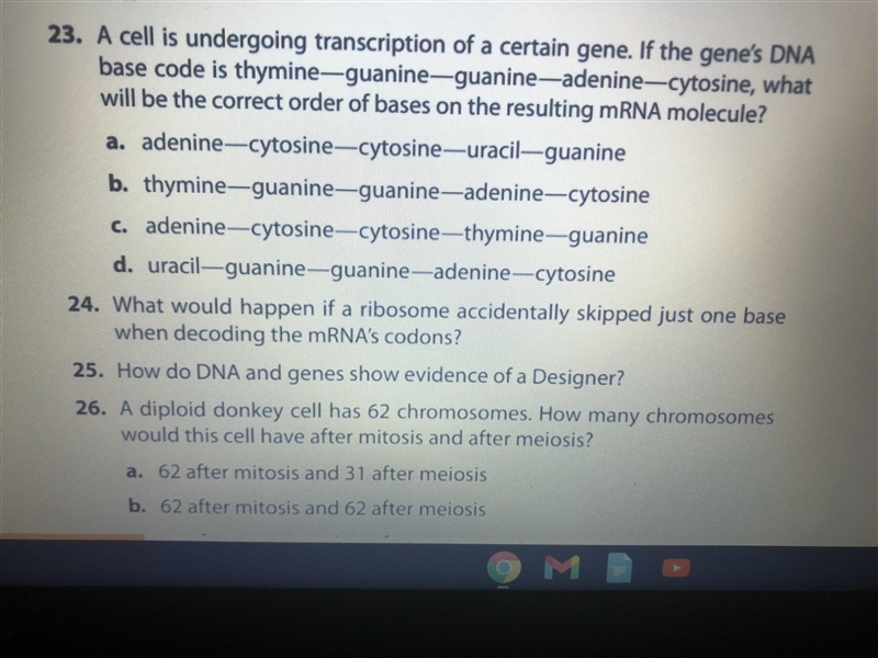 PLEASE HELP ME WITH QUESTION 23 IT IS DUE SOON. PLEASE!! I WILL GIVE U 10 POINTS-example-1