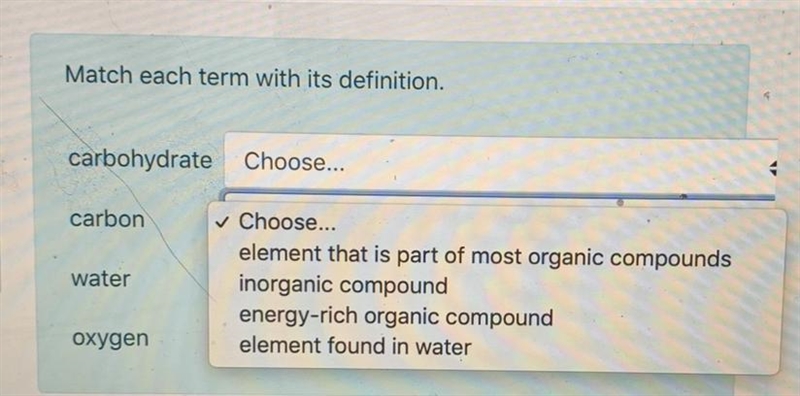 Please help!!!!!! Here’s a picture!!!! HELP all my points Match each term with its-example-1