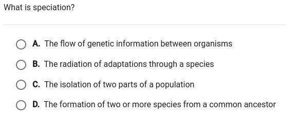 What is Speciation? I am confused-example-1