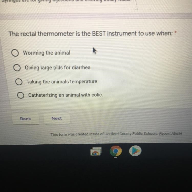 The rectal thermometer is the BEST instrument to use when-example-1