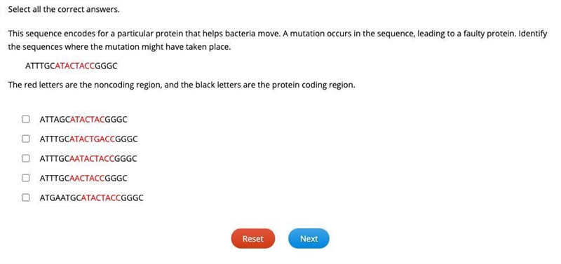 This sequence encodes for a particular protein that helps bacteria move. A mutation-example-1