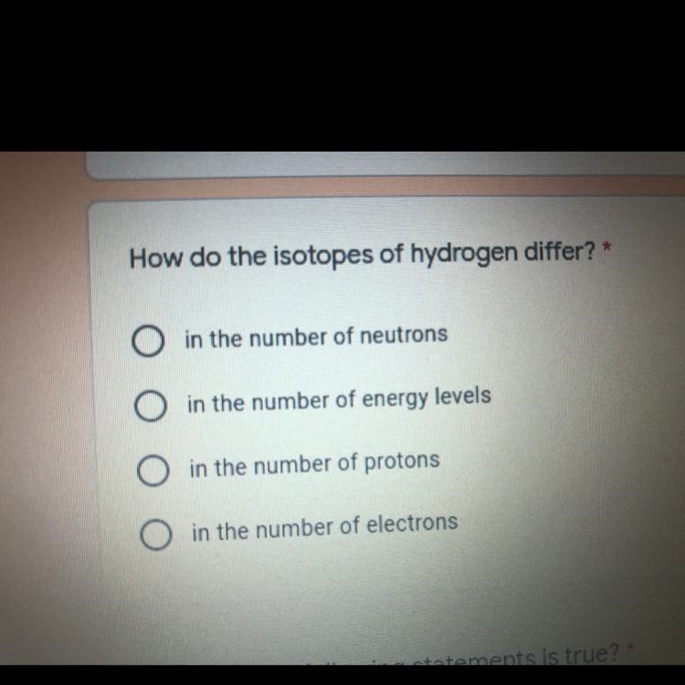 How do the isotopes of hydrogen differ? *-example-1