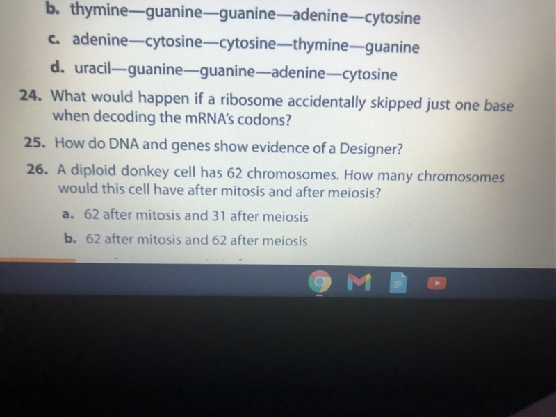 COULD SOMEONE PLEASE HELP ME WITH QUESTION 24 PLEASE. IT WILL BE DUE VERY SOON.-example-1