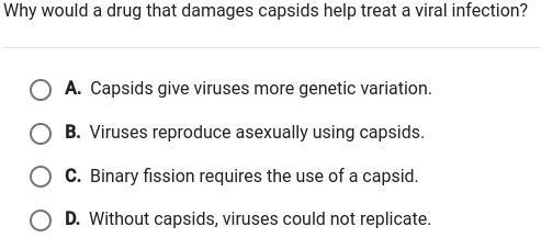 Why would a drug that damages capsids help treat a viral infection?-example-1