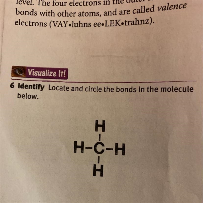 I need to know the bonds of that molecule.-example-1