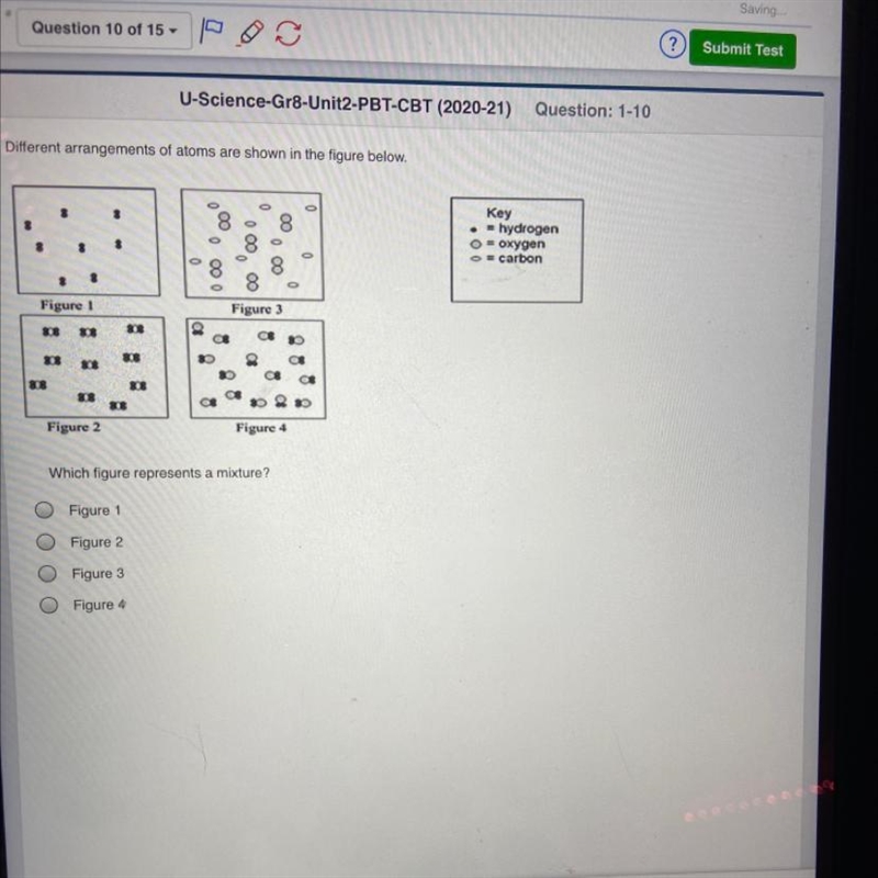 U-Science-Gr8-Unit2-PBT-CBT (2020-21) Question: 1-10 Different arrangements of atoms-example-1