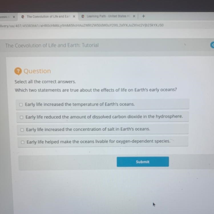 Select all the correct answers. Which two statements are true about the effects of-example-1