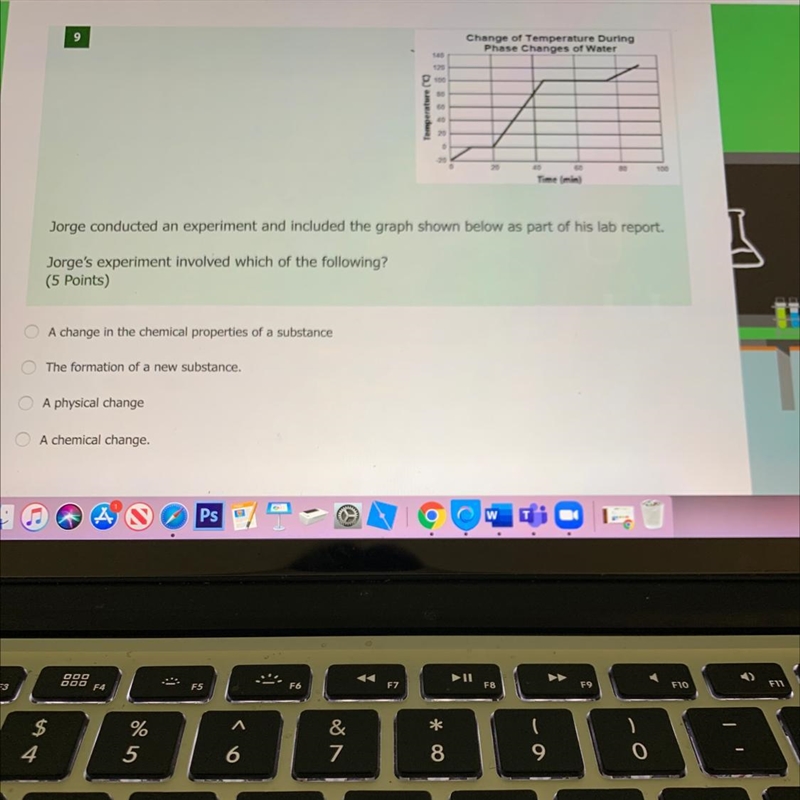 Jorge conducted an experiment and included the graph shown below as part of his lab-example-1