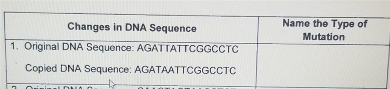 Name the type of mutation​-example-1