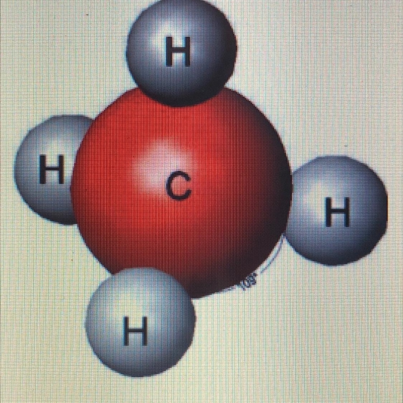 PLS ANSWER QUICK! What would the formula be for this model above? 4CH4 C8H4 CH4 CH-example-1