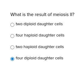 What is the result of meiosis II?-example-1