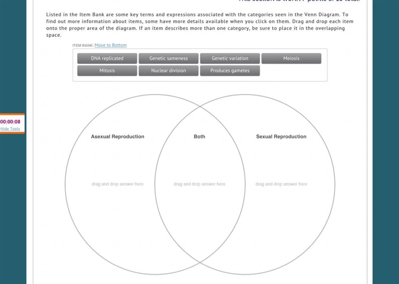 Listed in the Item Bank are some key terms and expressions associated with the categories-example-1