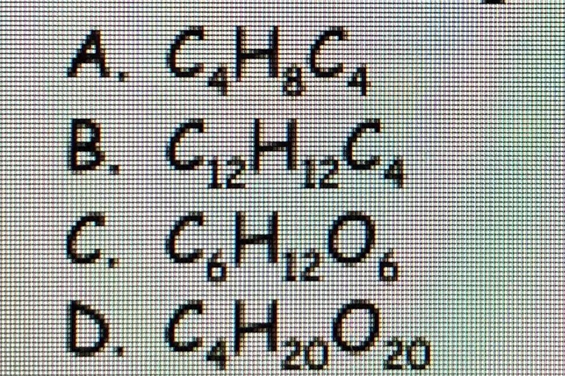 Look at the following, and decide if they are carbohydrates or not.-example-1