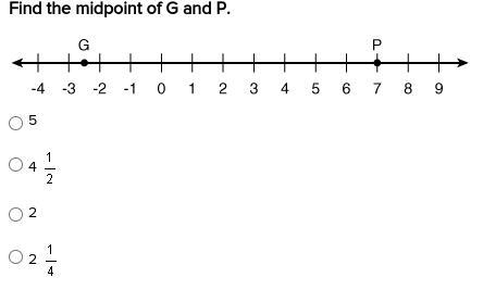 Find the midpoint of G and P.-example-1