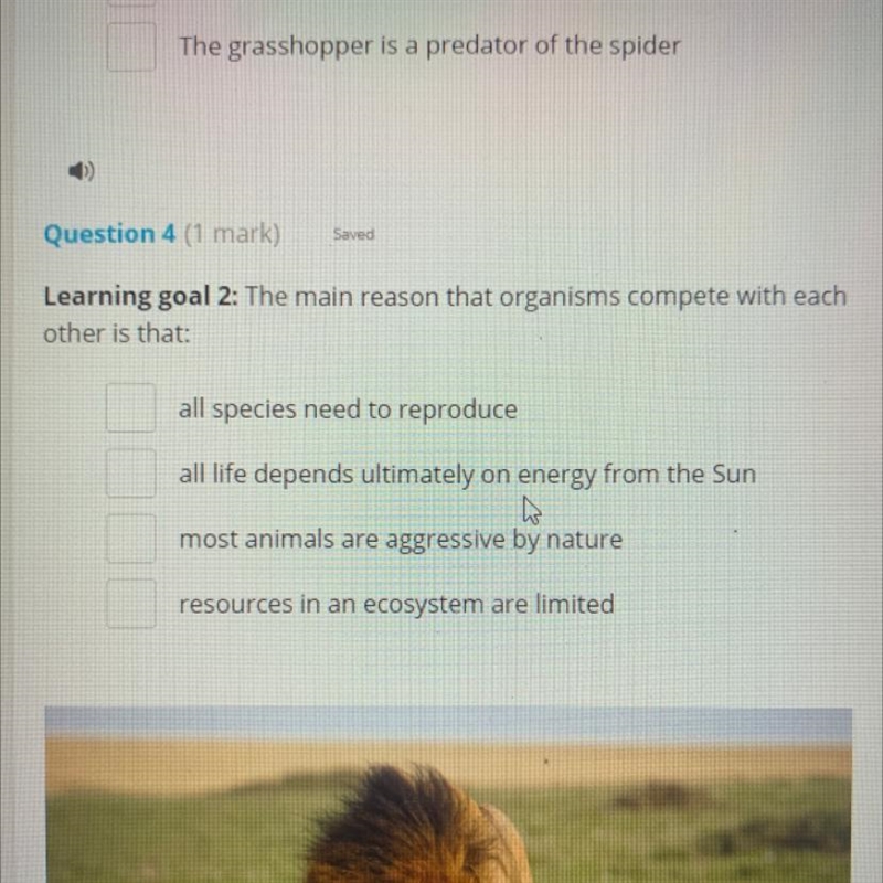 What is the main reason organisms compete with each other ??-example-1