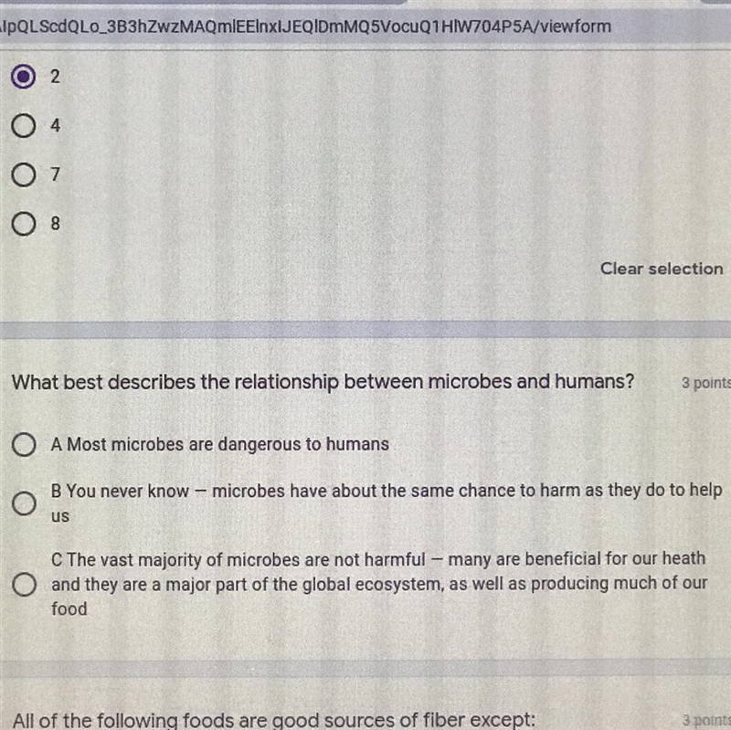 What best describes the relationship between microbes and humans-example-1