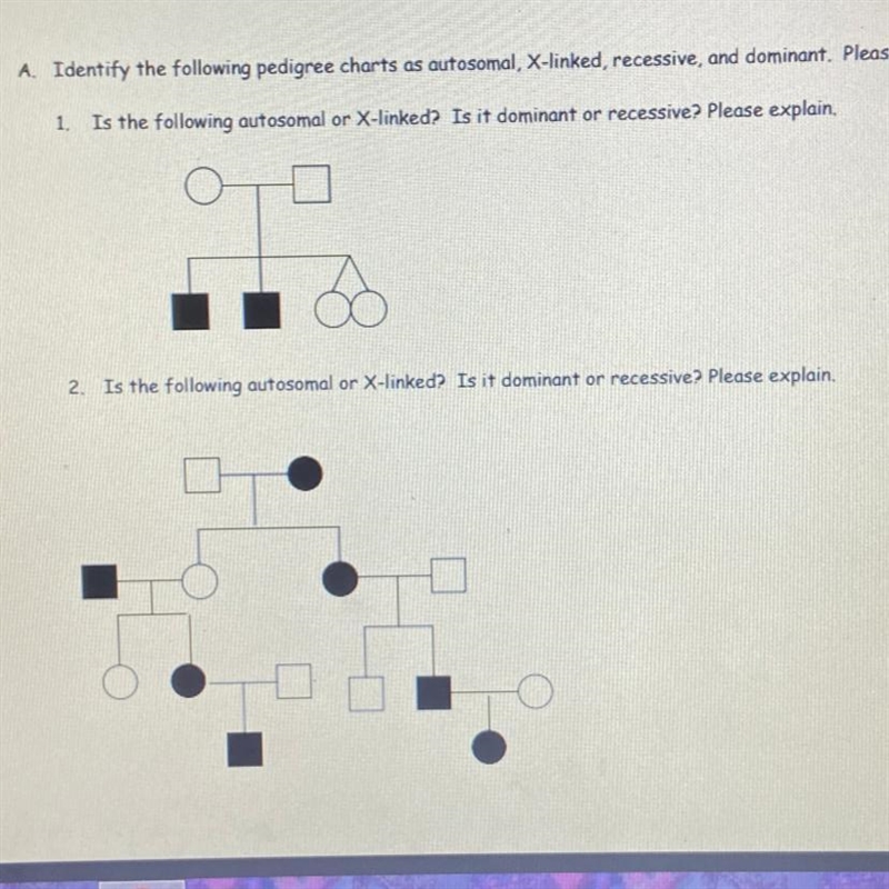 What is the difference between autosome and x-linked ?-example-1