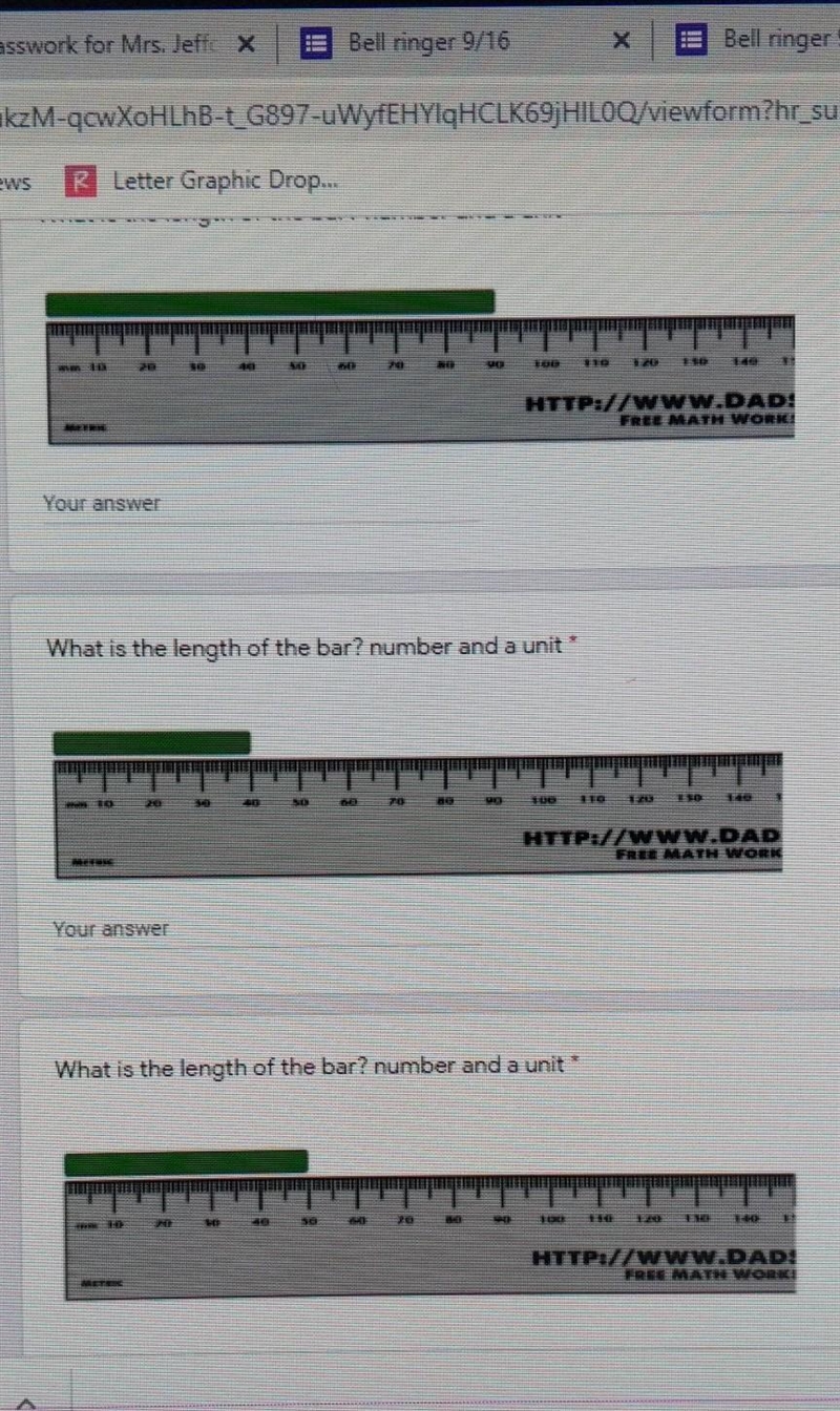 What is the length of the bar? number the unit.​-example-1