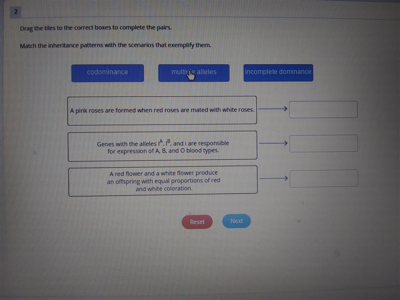 Match the inheritance patterns with the scenarios that exemplify them. pls help i-example-1