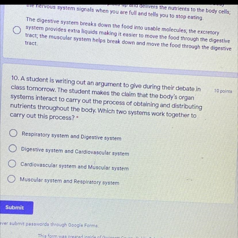 10. A student is writing out an argument to give during their debate in class tomorrow-example-1