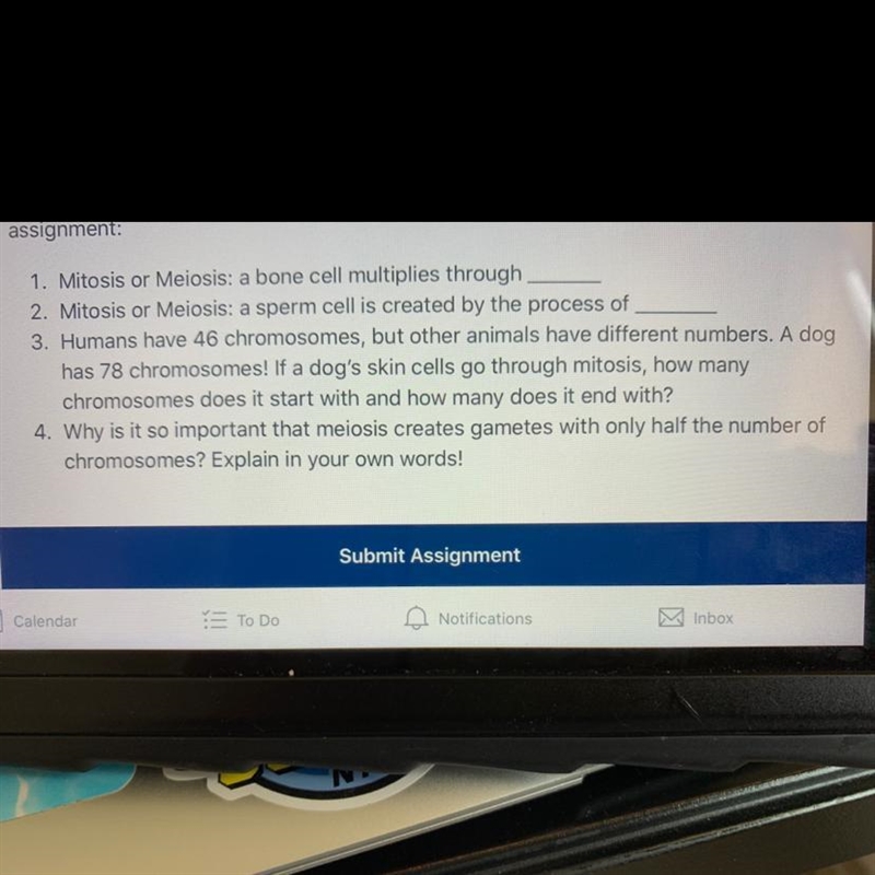 Help please!!!!! it’s about mitosis and meiosis 1-4-example-1