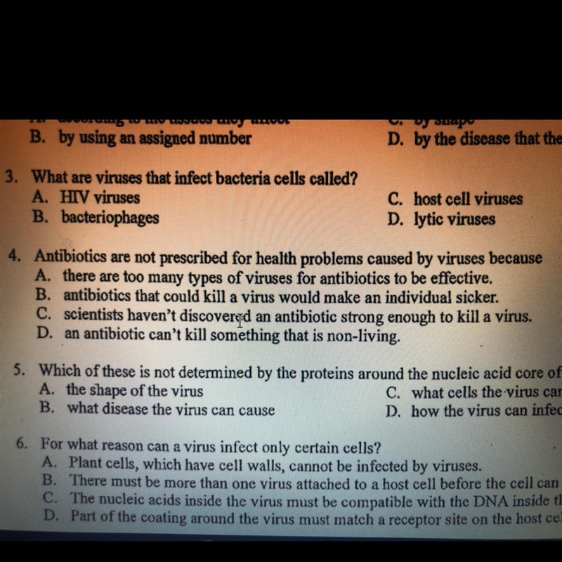 Antibiotics are not prescribed for health problems caused by viruses because? It’s-example-1