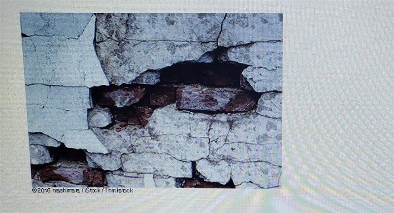 Create a hypothesis relating to the cause of the cracks seen in the image below. Be-example-1