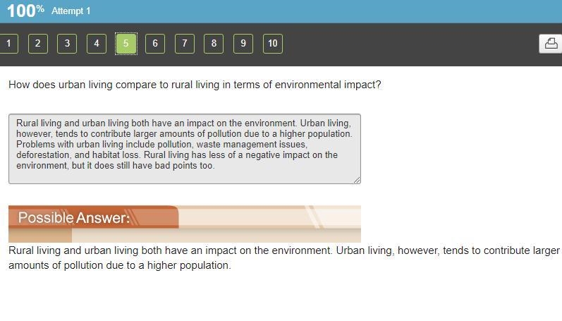 Please help asap Compare and contrast the benefits of living in a rural area vs an-example-1