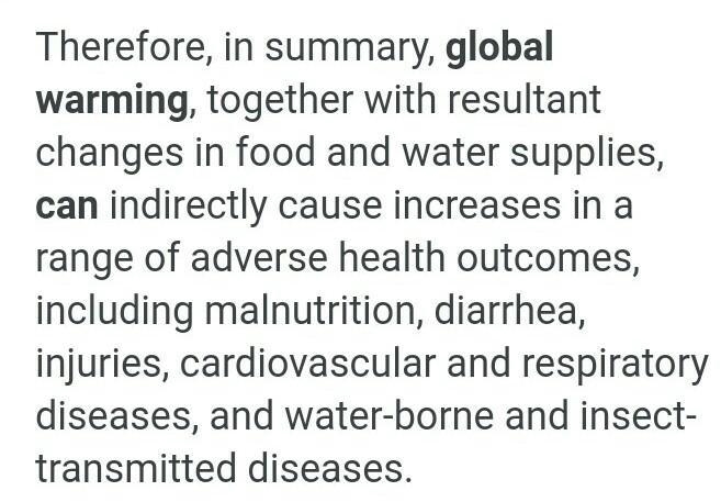 What are 4 effects of global warming-example-5