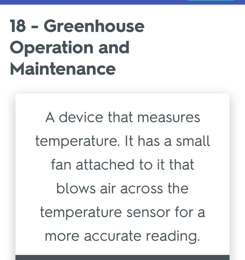 Chapter 18 Greenhouse Operation & Maintenance Vocab-example-1