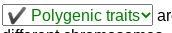 ___ are traits resulting from the expression of multiple genes from different loci-example-1