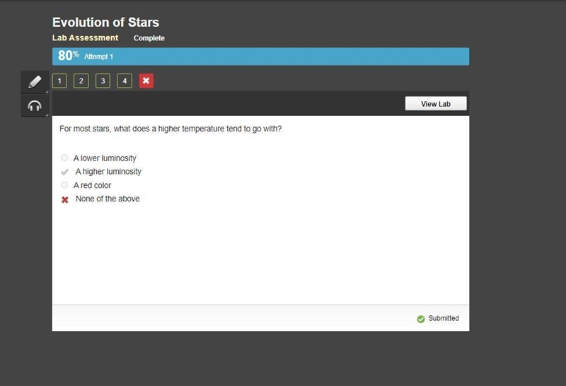 How are white dwarfs different from stars on the main sequence? A. Higher temperature-example-1