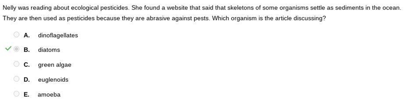 Select the correct answer Nelly was reading about ecological pesticides. She found-example-1