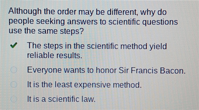 Although the order may be different, why do people seeking answers to scientific questions-example-1