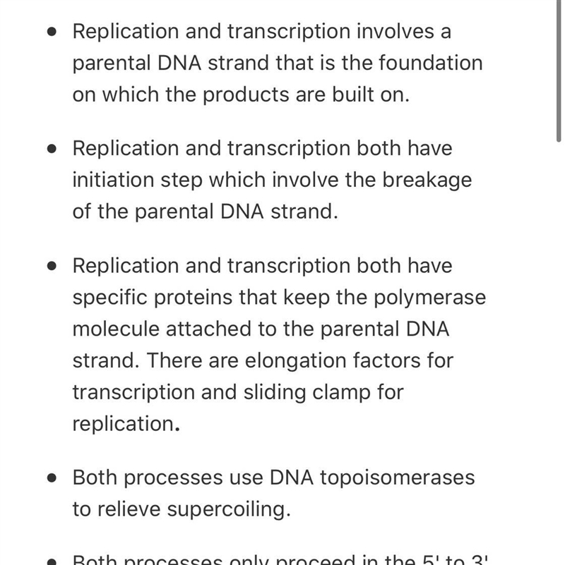 In which of the following ways is DNA replication similar to transcription?-example-1