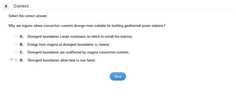 why are regions where convection currents diverge more suitable for building geothermal-example-1