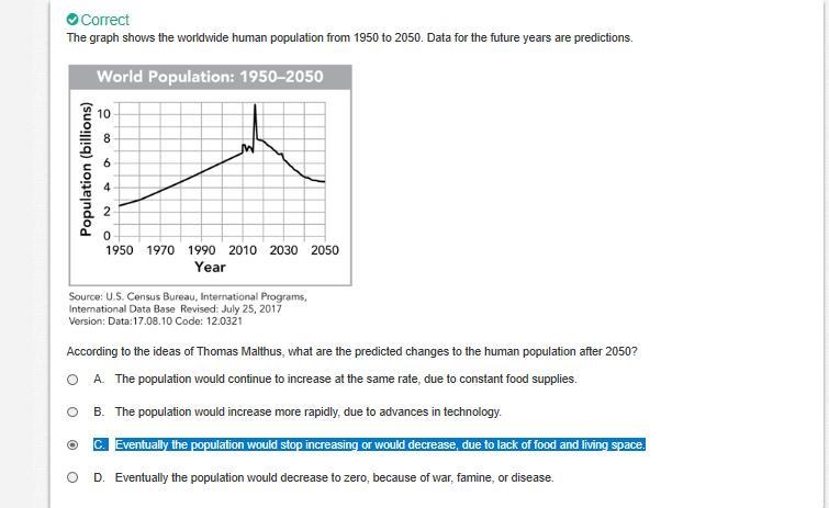 LOOK AT PICTURE FOR GRAPH. The graph shows the worldwide human population from 1950 to-example-1