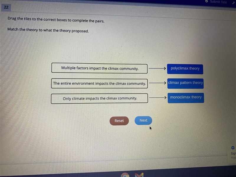 Match the theory to what the theory proposed.-example-1