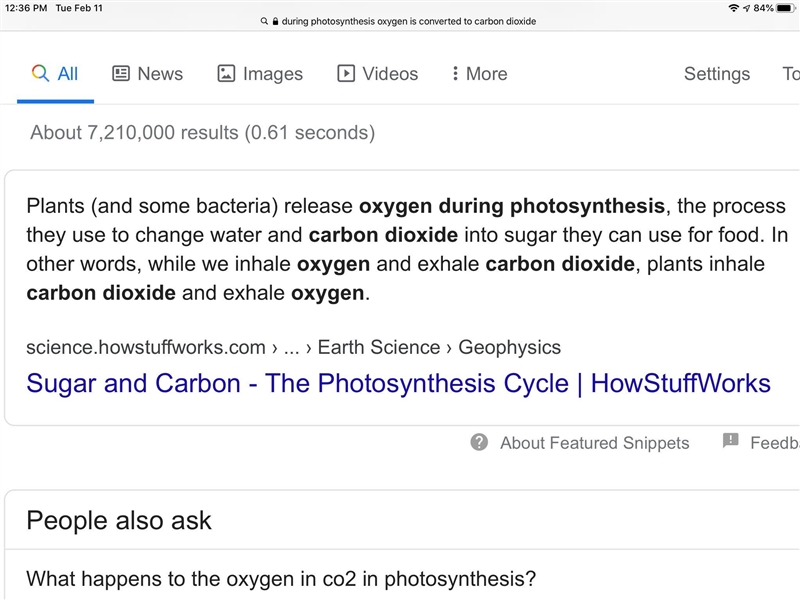 Question 2 (True/False Worth 2 points) (04.02 LC) During photosynthesis, oxygen is-example-1