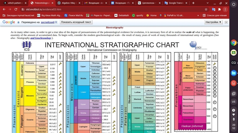 Which pattern of change in living things does the fossil record show?-example-4