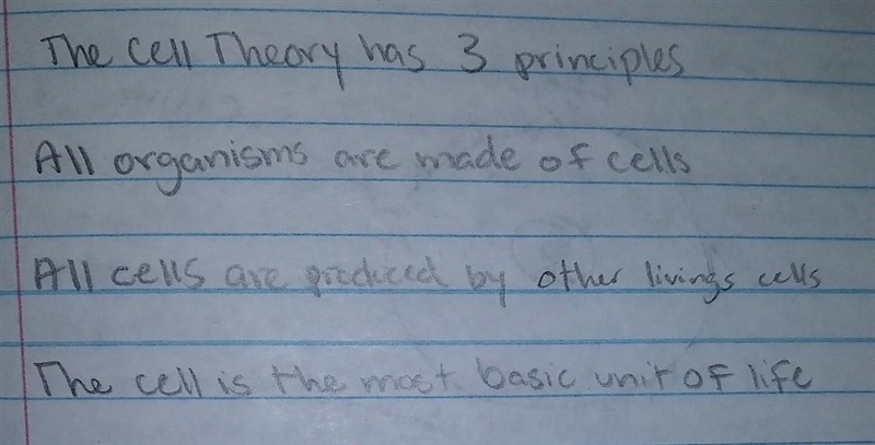 Which of the following is not apart of cell theory-example-1