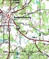 What type of map is shown in the diagram? Question 1 options: Topographic map Population-example-1