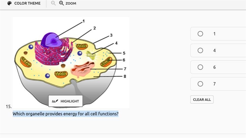 Which organelle provides energy for all cell functions?( need quick Lol)-example-1