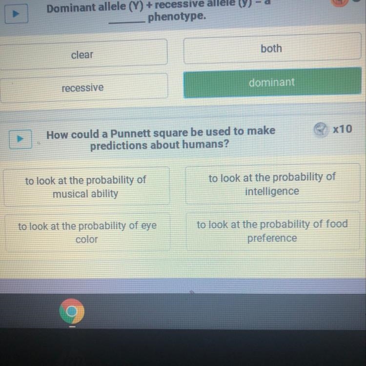 How could a Punnett square be used to make predictions about humans? to look at the-example-1