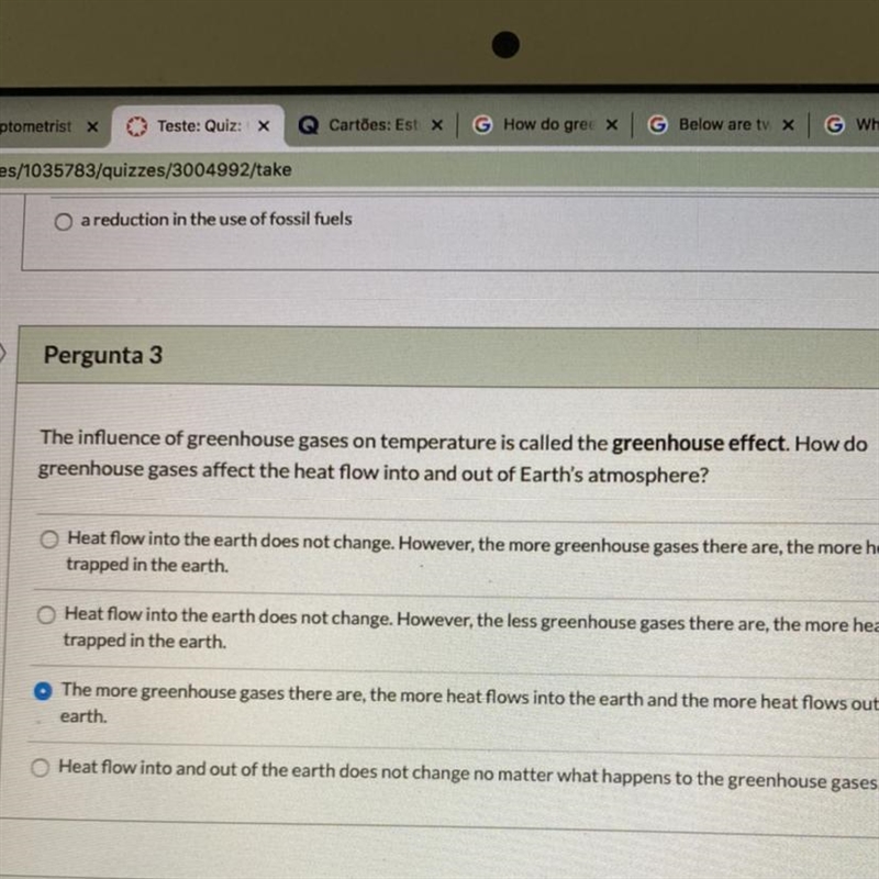 Which of the following accurately describes the effects of global climate change? It-example-1